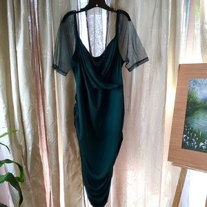 Forest Green Fun Plus Size Dress